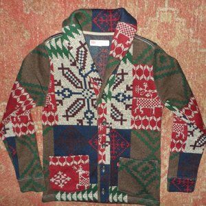 Levi's Fleece Shawl Neck Cardigan Size Small